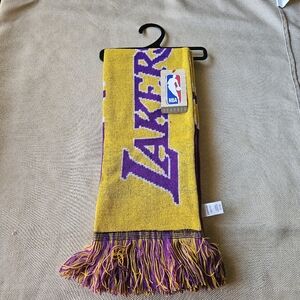 NBA Lakers Yellow and Purple Fan Scarf